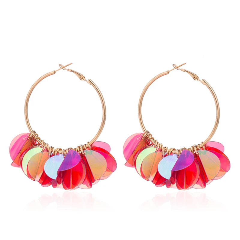 Minimalist Colorful Golden Round with Shell Sequin Earrings for Women Female Ethnic Engagement Wedding Jewelry Accessories Gift
Minimalist Colorful Golden Round with Shell Sequin Earrings for Women Female Ethnic Engagement Wedding Jewelry Accessories Gift