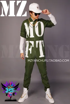S-5XL ! New Jumpsuit Men Singers DJ Dancer Fashion Green Canvas Tooling Letters Overalls Costumes Stage Clothing Free shipping
S-5XL ! New Jumpsuit Men Singers DJ Dancer Fashion Green Canvas Tooling Letters Overalls Costumes Stage Clothing Free shipping