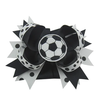 6 Inch Football elements of bowknot hairpin headdress hairpin hair accessories Cheerleading is special
6 Inch Football elements of bowknot hairpin headdress hairpin hair accessories Cheerleading is special