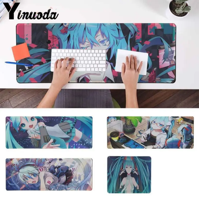 Yinuoda 2018 New Hatsune Miku Anime Office Mice Gamer Soft Mouse Pad Size for 180*220 200*250 250*290 300*900 and 400*900*2mm
Yinuoda 2018 New Hatsune Miku Anime Office Mice Gamer Soft Mouse Pad Size for 180*220 200*250 250*290 300*900 and 400*900*2mm