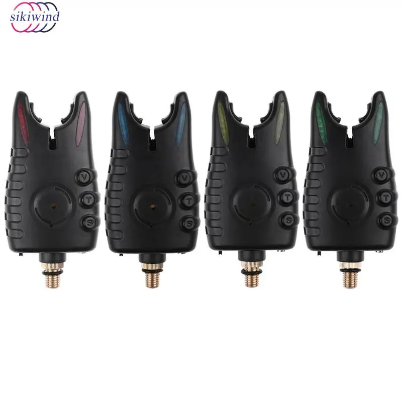 8LED Fishing Bite Alarm with 2 LEDs Black 4 Colors Light for Sea Lake Rock Fishing Rod Fishing Tackle Waterproof Fishing Tool
8LED Fishing Bite Alarm with 2 LEDs Black 4 Colors Light for Sea Lake Rock Fishing Rod Fishing Tackle Waterproof Fishing Tool