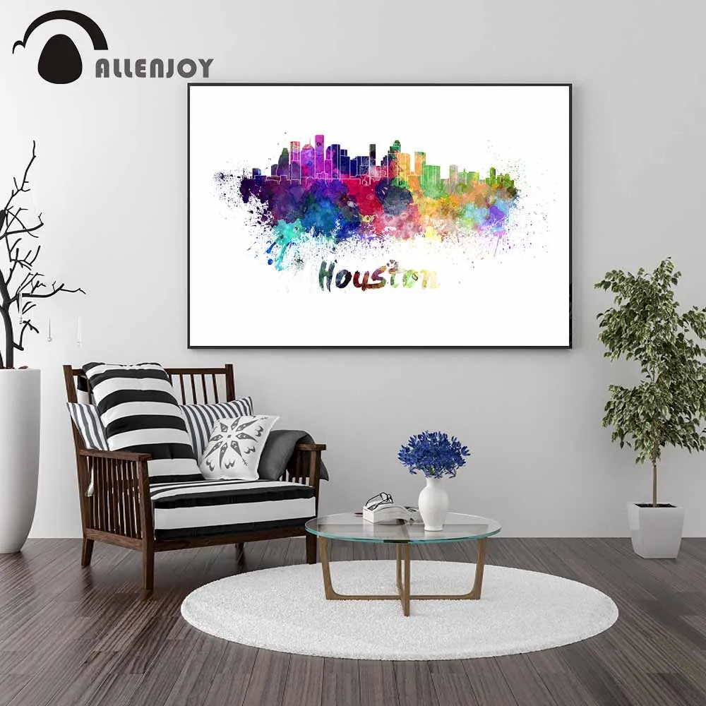 Allenjoy Graffiti View Oil Paints Houston Cities Inspiring Landscape Wall Posters Nordic Artwork Abstract Pictures Decoration
Allenjoy Graffiti View Oil Paints Houston Cities Inspiring Landscape Wall Posters Nordic Artwork Abstract Pictures Decoration