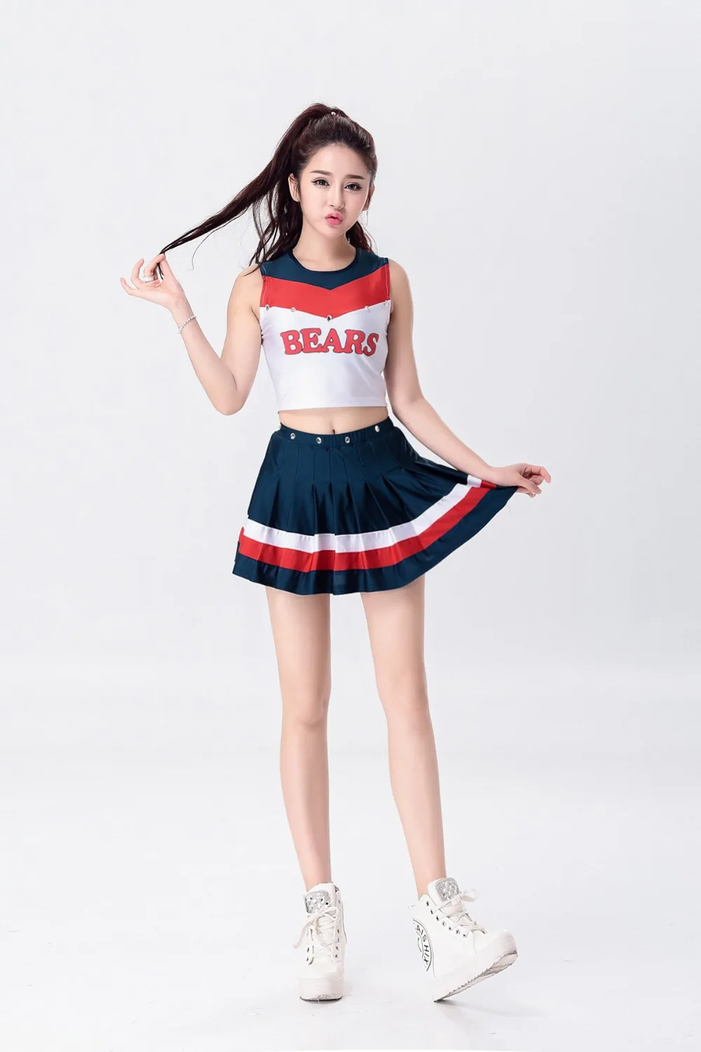 Cheerleader Costume Women Football Baby Lady Cheerleading Costumes Boys Girls Stage Performance Dresses Men Kids Adults Uniforms (13)