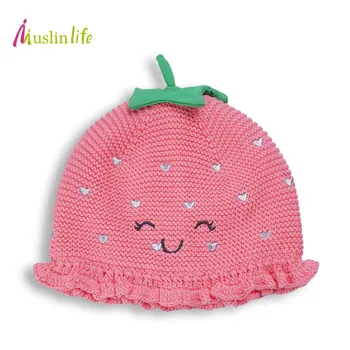 Muslinlife Knitted Winter Girls Hat, Thicken Cotton lining Strawberry Baby Beans for 0-6T
Muslinlife Knitted Winter Girls Hat, Thicken Cotton lining Strawberry Baby Beans for 0-6T
