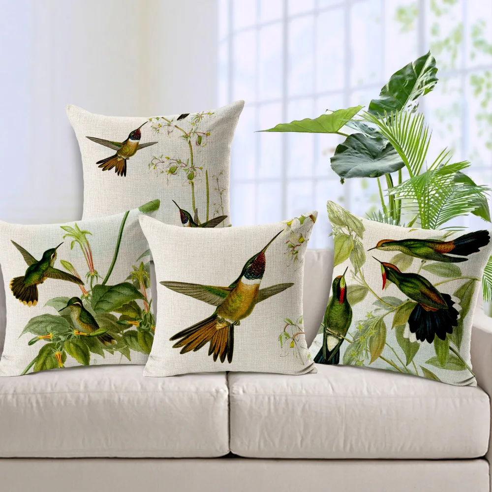 Hand painted Hummingbird Square Cushion Cover Decorative Pillows Covers Funda Cojin Housse De Coussin Vintage Home Decor
Hand painted Hummingbird Square Cushion Cover Decorative Pillows Covers Funda Cojin Housse De Coussin Vintage Home Decor