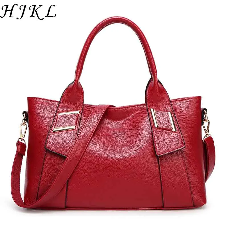 HJKL Large Capacity Casual Shoulder Bags for Women 2018 PU Leather Solid Handbags Retro Large Capacity Shopper Tote Sac a main
HJKL Large Capacity Casual Shoulder Bags for Women 2018 PU Leather Solid Handbags Retro Large Capacity Shopper Tote Sac a main