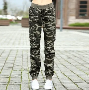 Autumn thin Camouflage female trousers casual loose overalls pants multi pocket trousers
Autumn thin Camouflage female trousers casual loose overalls pants multi pocket trousers