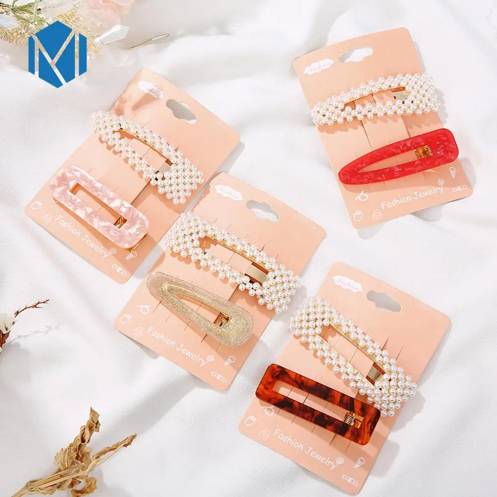M MISM 2PCS INS Alloy Pearl Hair Clips Korean Gothic Crystal Barrettes BB Pins Hairpin for Women Girls Haarband Hair Accessories
M MISM 2PCS INS Alloy Pearl Hair Clips Korean Gothic Crystal Barrettes BB Pins Hairpin for Women Girls Haarband Hair Accessories