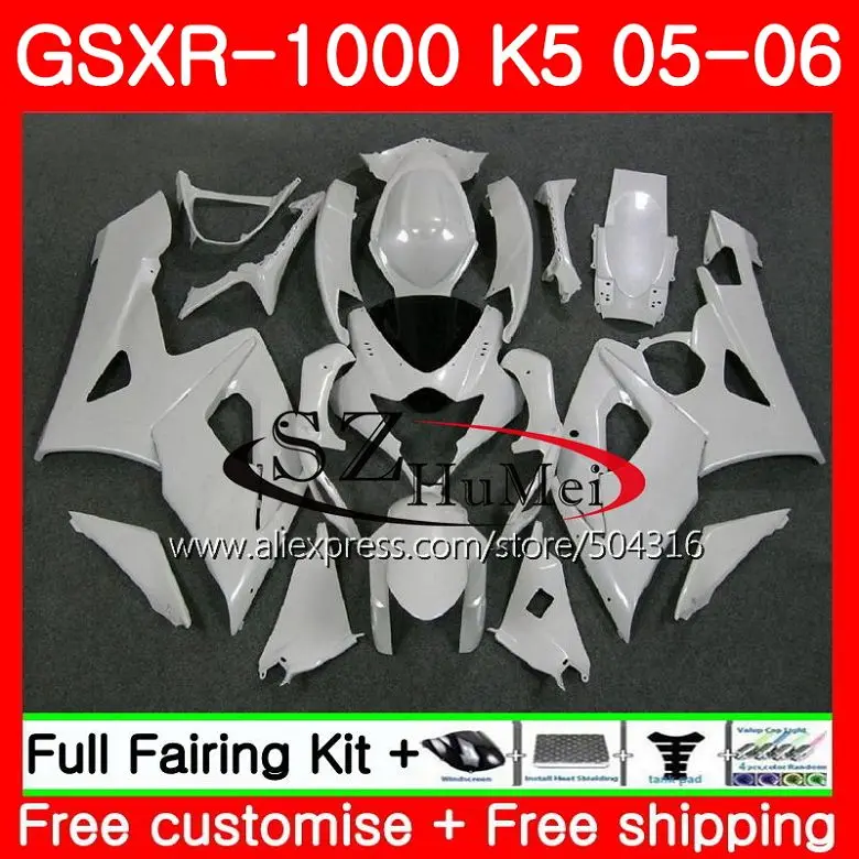 Bodywork For SUZUKI GSX-R1000 K5 GSXR1000 05 06 Body Pearl White 37HS5 GSXR-1000 GSXR 1000 05 06 GSX R1000 2005 2006 Fairings
Bodywork For SUZUKI GSX-R1000 K5 GSXR1000 05 06 Body Pearl White 37HS5 GSXR-1000 GSXR 1000 05 06 GSX R1000 2005 2006 Fairings