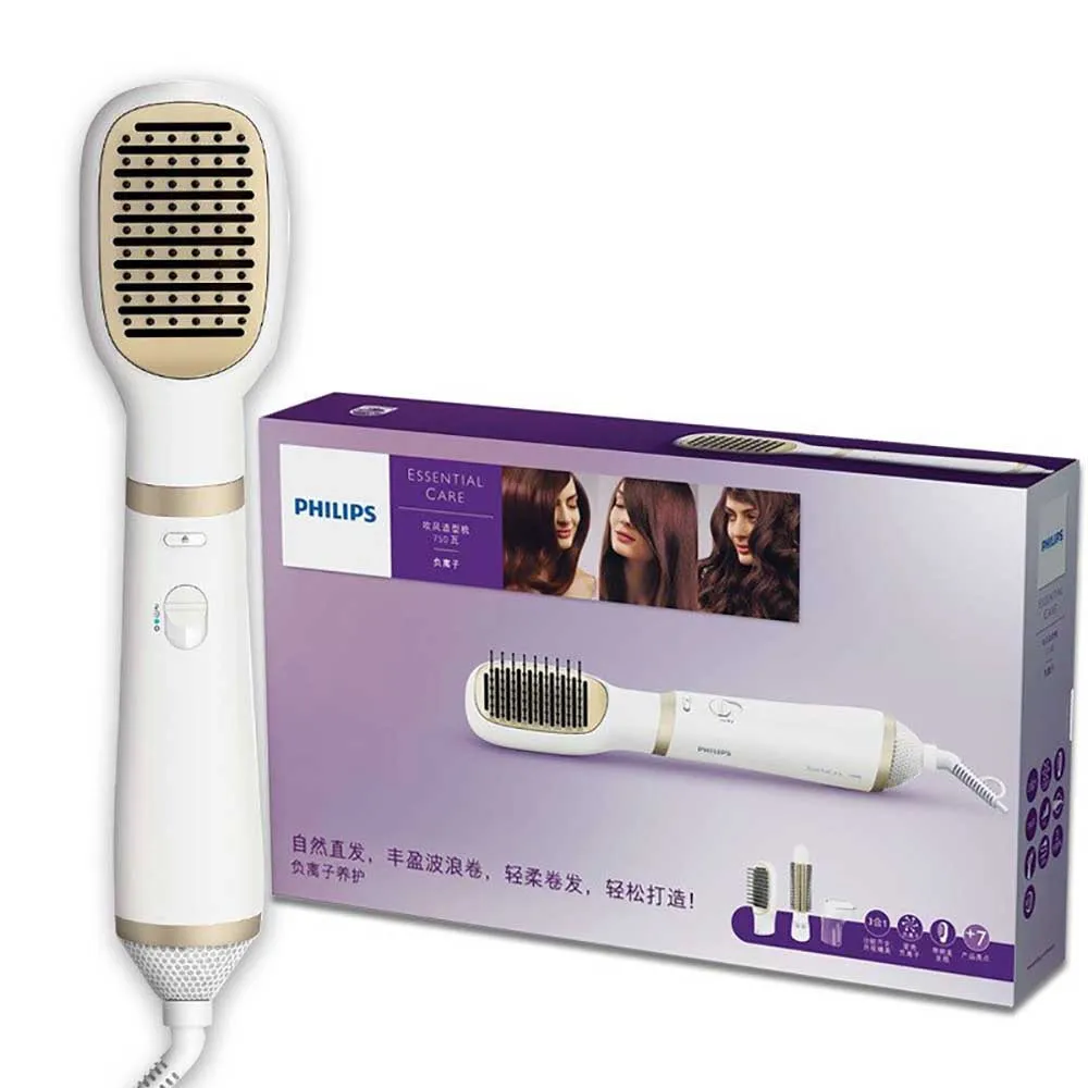 

PHILIPS HP8663/13 Essential Care Styling Comb with Roll Straightener Negative Ion Care Straight Curly Hair Styling