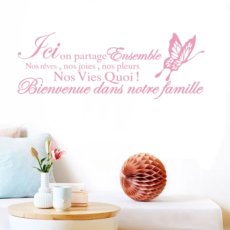 Grand Stickers muraux Citations de la famille wall decals Vinyl Wall Sticker removable Art Wallpaper for Living Room Home Decor
Grand Stickers muraux Citations de la famille wall decals Vinyl Wall Sticker removable Art Wallpaper for Living Room Home Decor