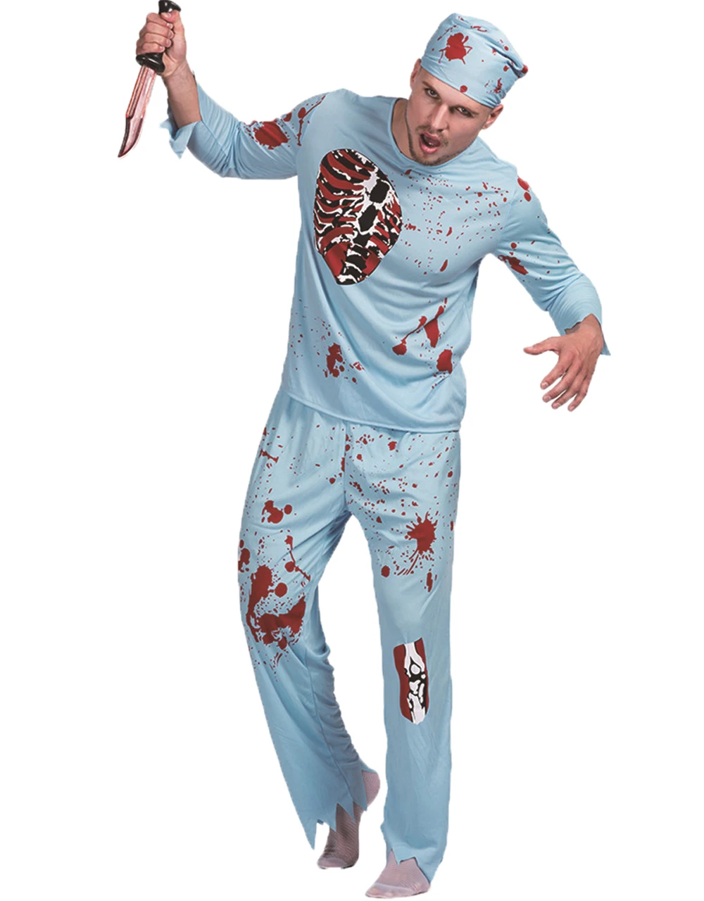 Men Walking Dead Doctor Zombie Bloody Surgeon Costume Carnival Party Adult Male Fancy Outfits Scary Bone Halloween Costumes
Men Walking Dead Doctor Zombie Bloody Surgeon Costume Carnival Party Adult Male Fancy Outfits Scary Bone Halloween Costumes