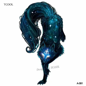 HXMAN Luminous Wolf Temporary Tattoo Sticker Animal Tattoos for Women Fashion Sexy Body Art Hand Fake Tatoo 9.8X6cm A-081
HXMAN Luminous Wolf Temporary Tattoo Sticker Animal Tattoos for Women Fashion Sexy Body Art Hand Fake Tatoo 9.8X6cm A-081