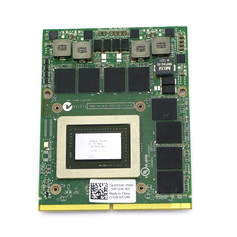7CD45 07CD45 CN-07CD45 Genuine New Quadro 3000m 2GB Video Graphics Card for Dell Precision M6600 | Компьютеры и офис