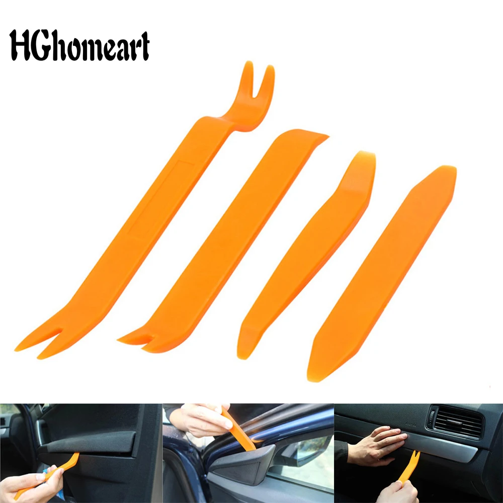 HGhomeart 4pcs Car Disassembly Plastic Pry Hand Tool Set Auto Car Radio Door Clip Audio Removal Installer Pry Tools
HGhomeart 4pcs Car Disassembly Plastic Pry Hand Tool Set Auto Car Radio Door Clip Audio Removal Installer Pry Tools