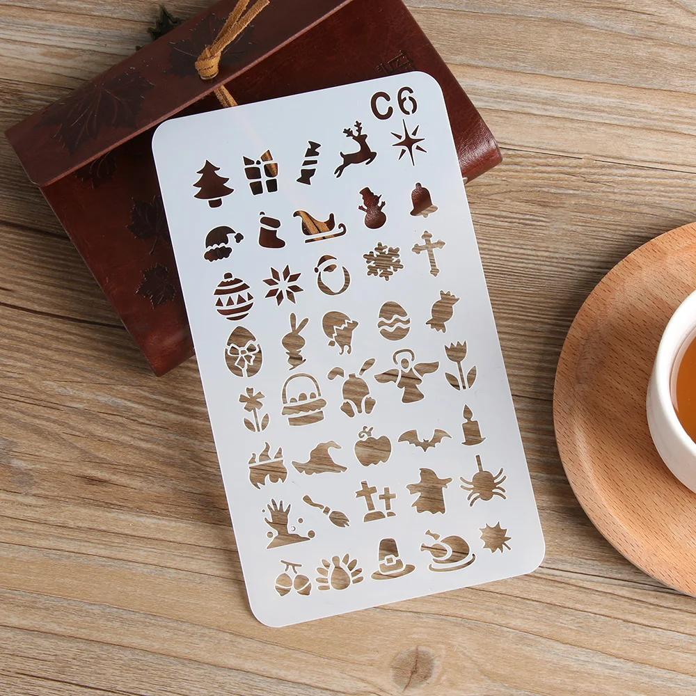 Carton picture Craft journal stencil set Scrapbooking journal supplies Decorative Paper Card Template
Carton picture Craft journal stencil set Scrapbooking journal supplies Decorative Paper Card Template