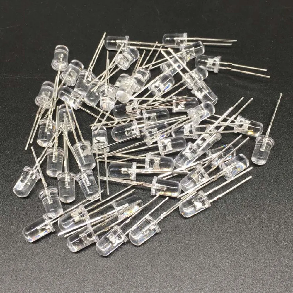 50Pcs/lot 5mm Light Diode DIY Kit White Yellow Red Blue Green Round Water Clear Top LED Light Emitting Diodes Lamp Bulbs
50Pcs/lot 5mm Light Diode DIY Kit White Yellow Red Blue Green Round Water Clear Top LED Light Emitting Diodes Lamp Bulbs