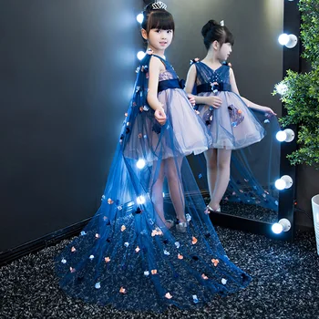 2018 Childre Elegant Pearls Girls Wedding Trailing Dresses Appliques Kids Party Prom Dress Sleeveless First Communion Dress E152
2018 Childre Elegant Pearls Girls Wedding Trailing Dresses Appliques Kids Party Prom Dress Sleeveless First Communion Dress E152