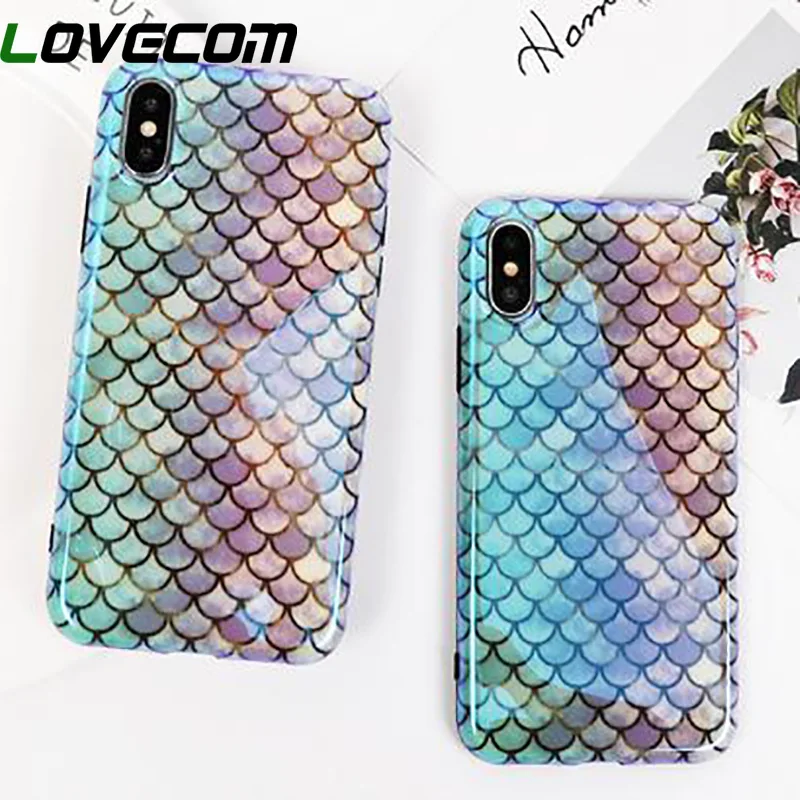 LOVECOM Phone Case For iPhone 6 6S 7 8 PlusX Blu-Ray Gradient Color Fish Scale IMD Soft Protective Phone Back Cover Cases Gift
LOVECOM Phone Case For iPhone 6 6S 7 8 PlusX Blu-Ray Gradient Color Fish Scale IMD Soft Protective Phone Back Cover Cases Gift