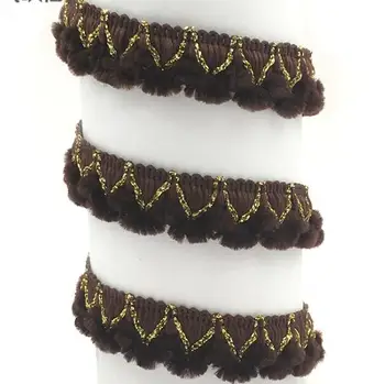 50Meters 2cm Coffee Color Lamp Dangling Fringe Lace Trim For Sewing Craft Curtain Tassel Lace Embroidered Velvet Lace Ribbons
50Meters 2cm Coffee Color Lamp Dangling Fringe Lace Trim For Sewing Craft Curtain Tassel Lace Embroidered Velvet Lace Ribbons