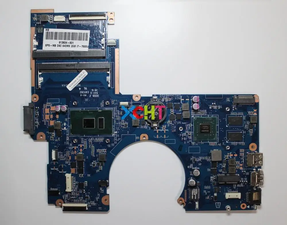 for HP Pavilion 15-AU165CL 15T-AU100 15-au139TX 913604-601 DAG34AMB6D0 i7-7500U 940MX 2GB Laptop Motherboard Mainboard Tested
for HP Pavilion 15-AU165CL 15T-AU100 15-au139TX 913604-601 DAG34AMB6D0 i7-7500U 940MX 2GB Laptop Motherboard Mainboard Tested