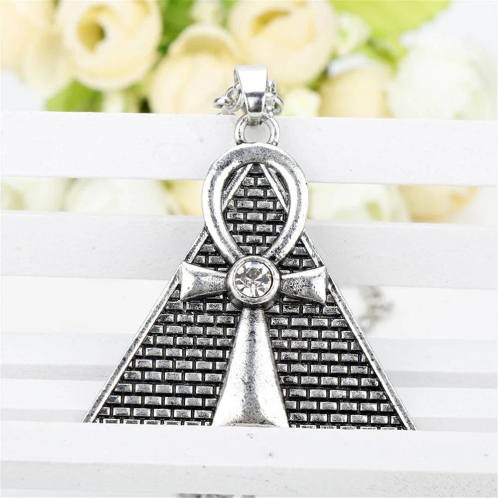 Retro Anime Fashion Jewelry Yugioh Egypt Pyramid Yu-gi-oh Pendant Necklaces For Men Women Triangle Egyptian Ankh Cross Necklace
Retro Anime Fashion Jewelry Yugioh Egypt Pyramid Yu-gi-oh Pendant Necklaces For Men Women Triangle Egyptian Ankh Cross Necklace