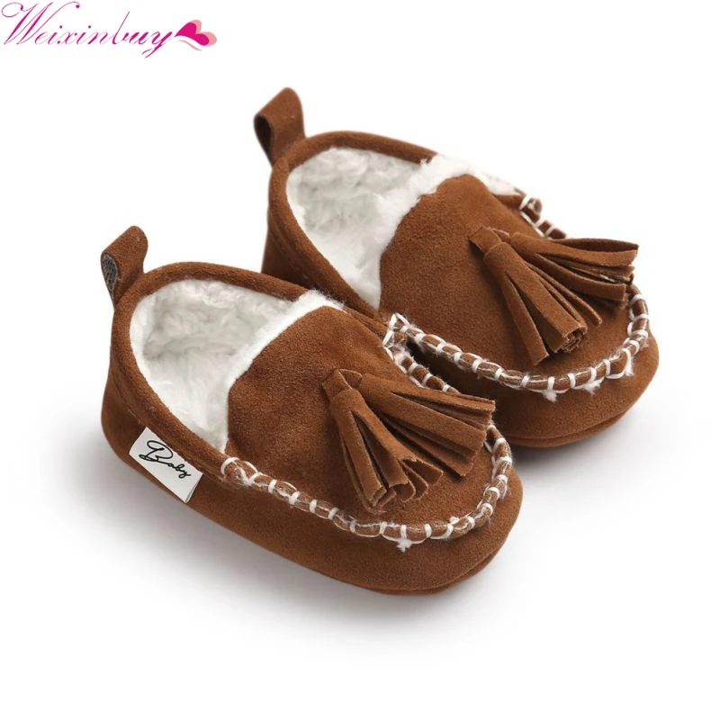 Winter Baby Shoes Leather Infant Suede Baby Moccasins Newborn Princess Tassels Baby Shoes
Winter Baby Shoes Leather Infant Suede Baby Moccasins Newborn Princess Tassels Baby Shoes