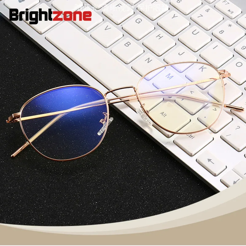 Brightzone 2018 Fashion New Pattern Anti Blue Light Blocking Metal Glass Radiation Lithe Spectacle Frame Computer Game Glasses
Brightzone 2018 Fashion New Pattern Anti Blue Light Blocking Metal Glass Radiation Lithe Spectacle Frame Computer Game Glasses