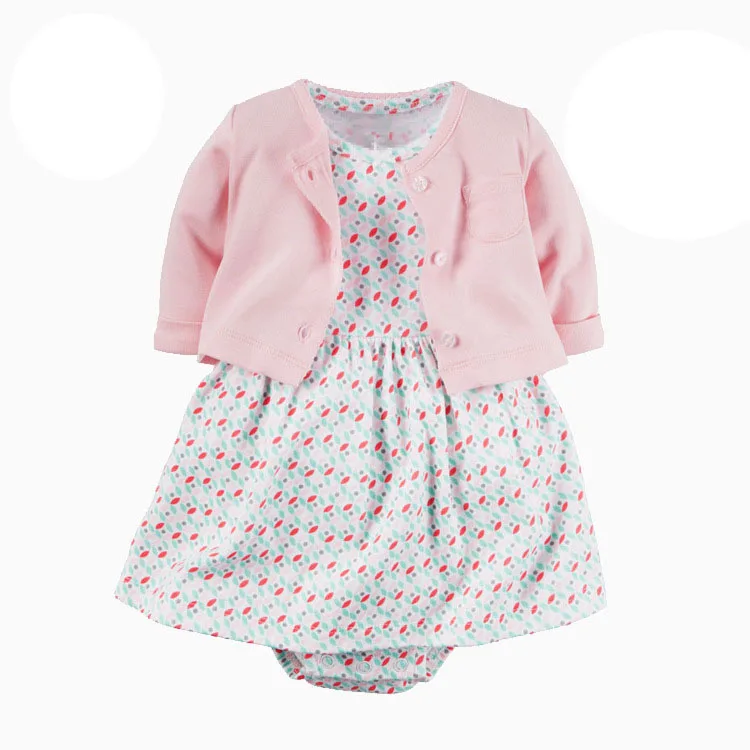 BGYCHID 2018 Baby Girl Dress Toddlers Spring Autumn 2pcs Coat+Dress for Toddlers Baby Girls Clothing 111