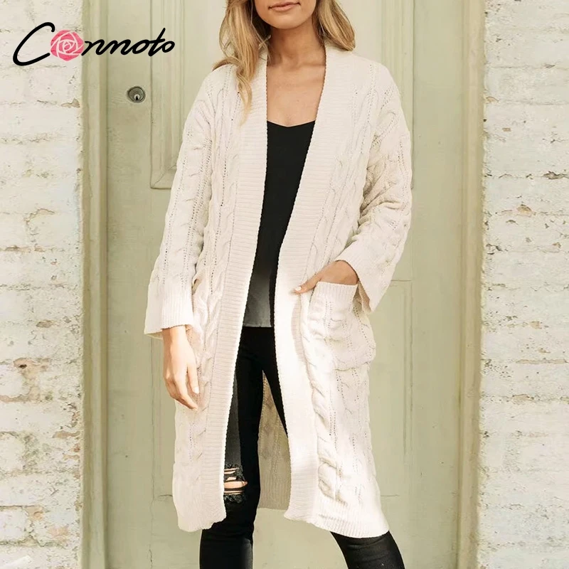 Conmoto Casual Pink Chenille Long Cardigans Women 2018 Autumn Winter Fashion Pockets Cardigan Sweater Women White Wool Cardigan
Conmoto Casual Pink Chenille Long Cardigans Women 2018 Autumn Winter Fashion Pockets Cardigan Sweater Women White Wool Cardigan