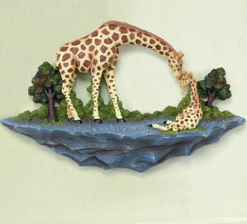 Best-selling classic European pastoral dimensional wall hangings warm mother deer resin wall
Best-selling classic European pastoral dimensional wall hangings warm mother deer resin wall
