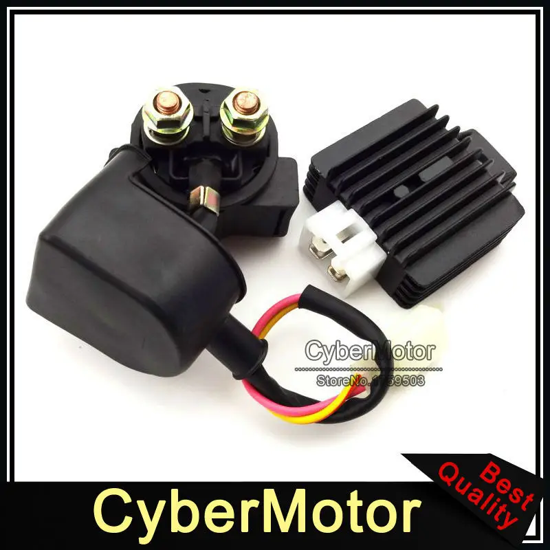 Regulator Rectifier Solenoid Relay For Chinese GY6 50cc 125cc 150cc Engine Moped Scooter
Regulator Rectifier Solenoid Relay For Chinese GY6 50cc 125cc 150cc Engine Moped Scooter