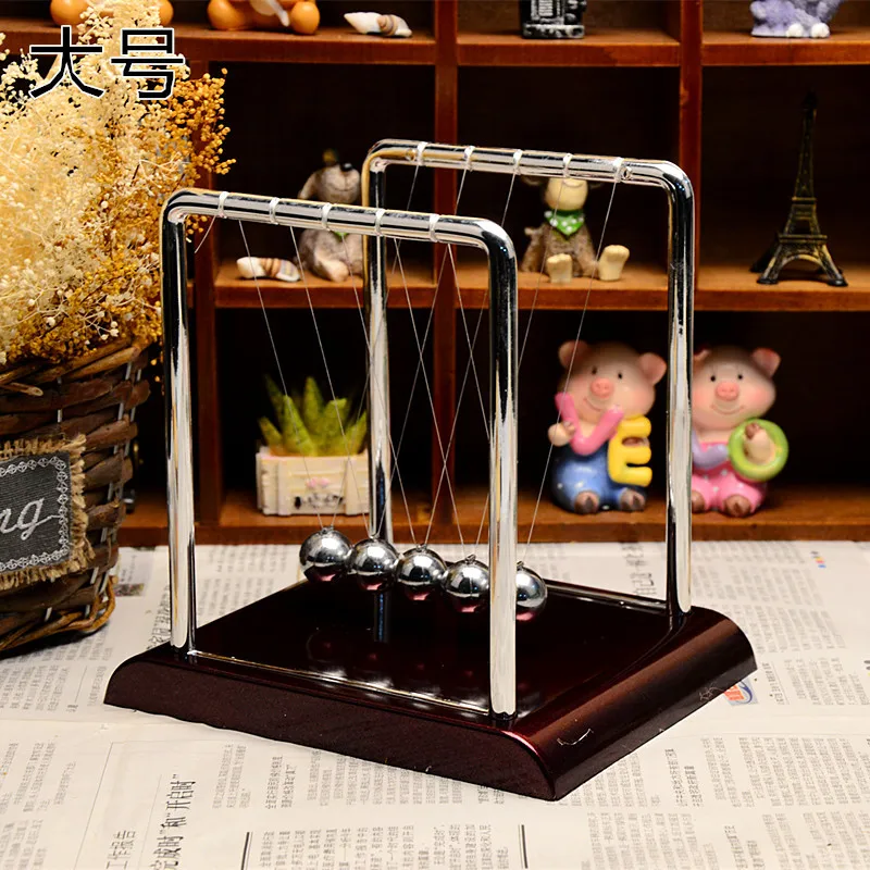 New Design Gift Newton's Cradle Steel Balance Ball Physics Science Pendulum Energy Balance Model Home Furnishing Ornaments Decor
New Design Gift Newton's Cradle Steel Balance Ball Physics Science Pendulum Energy Balance Model Home Furnishing Ornaments Decor