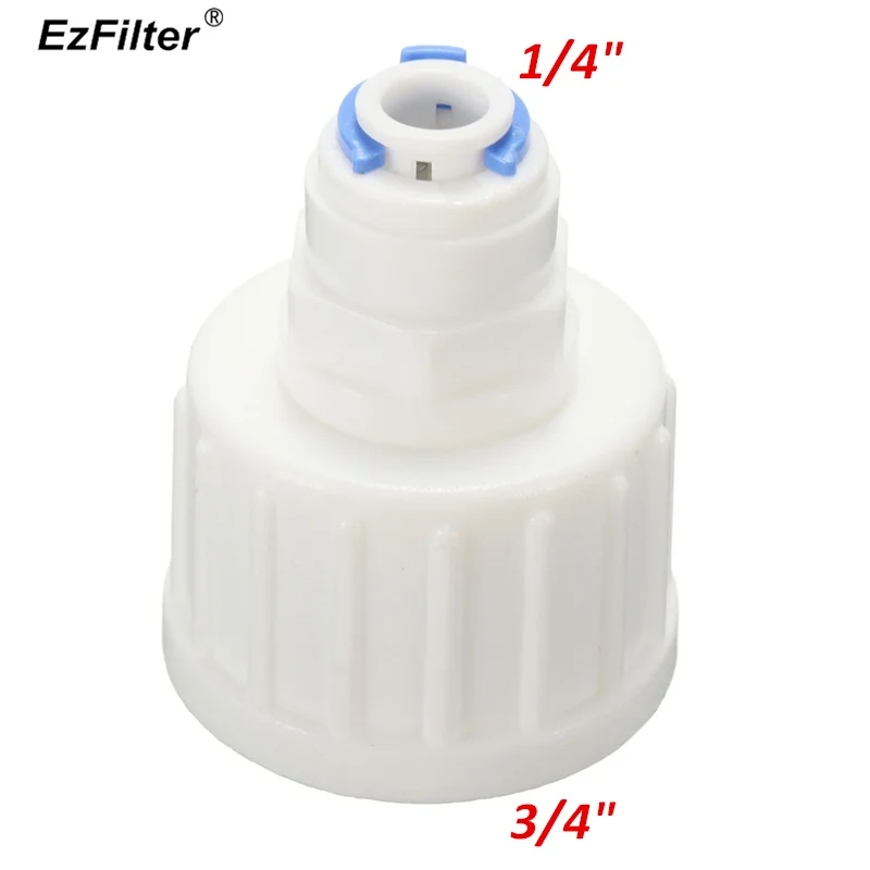 10PCS 1/4" OD Tube * 3/4" BSP Female Straight Quick Connector Reverse Osmosis Aquarium System Connection Fittings
10PCS 1/4" OD Tube * 3/4" BSP Female Straight Quick Connector Reverse Osmosis Aquarium System Connection Fittings