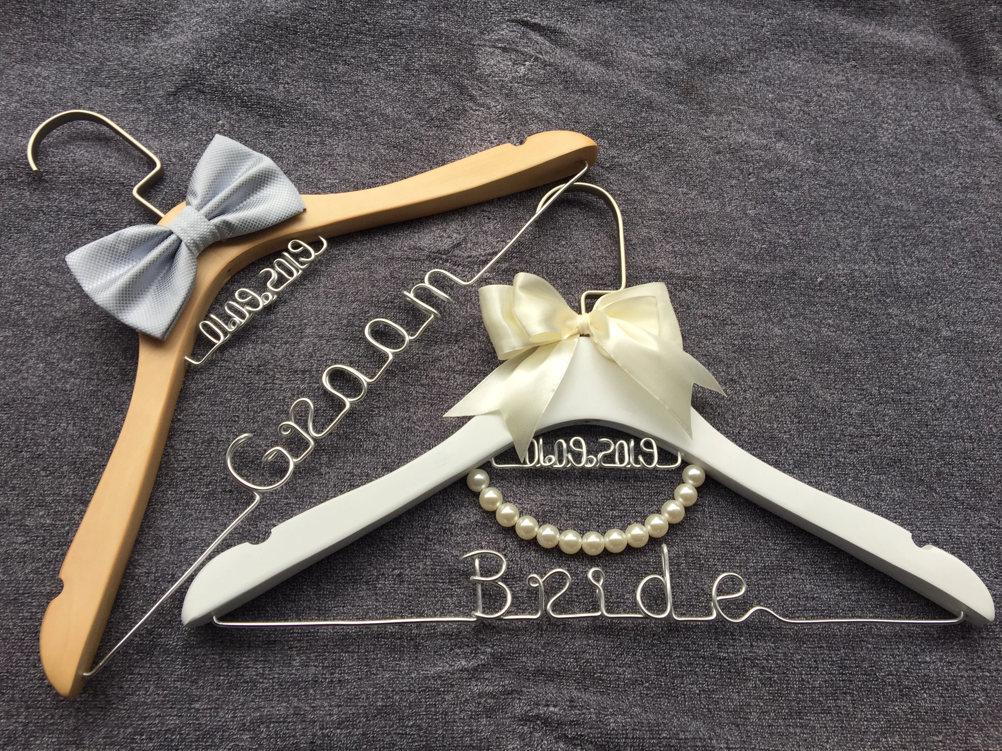 Personalized Wedding Hangers Bride and Groom HANGERS SET, Custom Bridal Dress Hanger Handmade, Bridal Shower Gift Wedding Gift
Personalized Wedding Hangers Bride and Groom HANGERS SET, Custom Bridal Dress Hanger Handmade, Bridal Shower Gift Wedding Gift