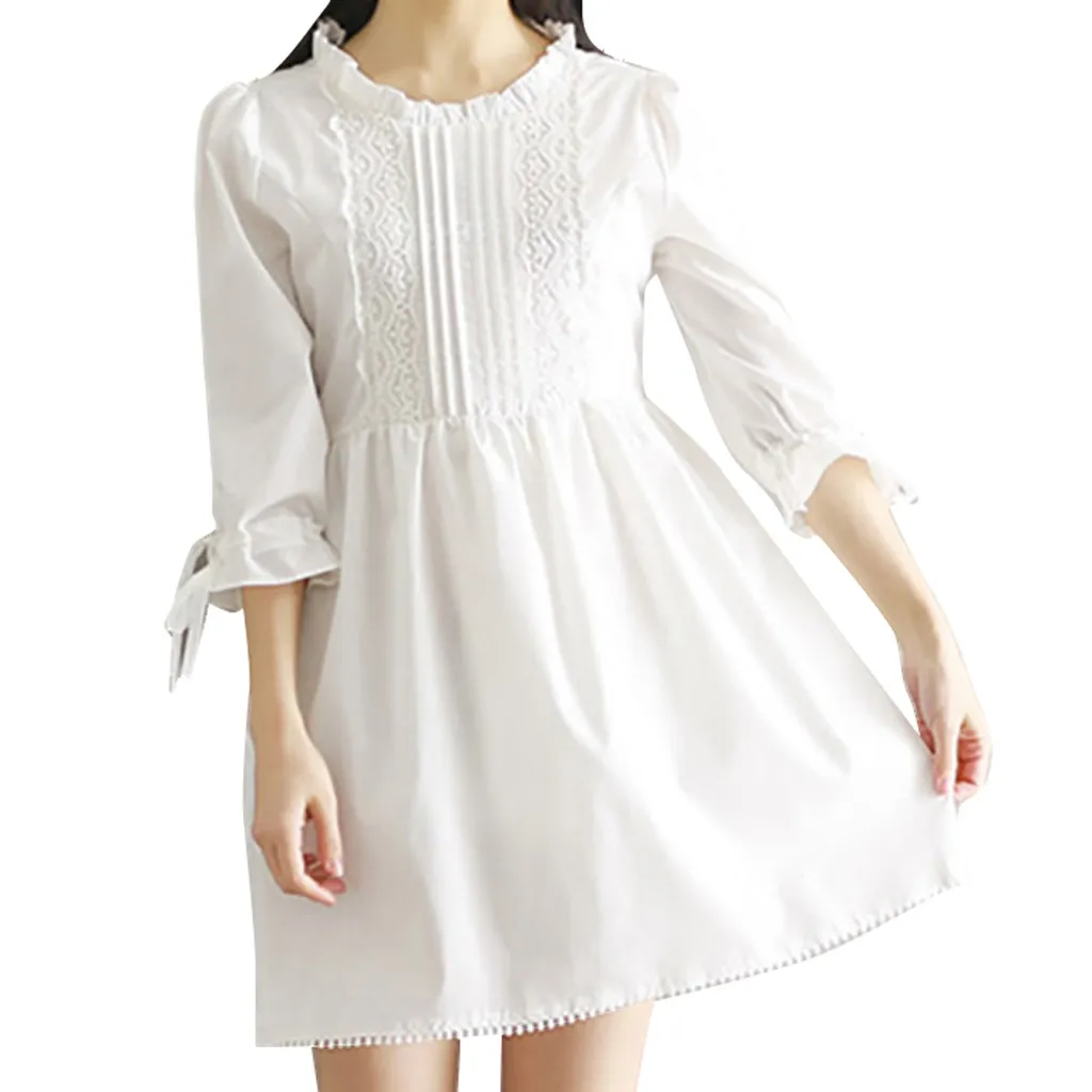 Women White Dress Lovely Sweet Girl Japanese Style Lace Dresses Summer Clothes For Elegant Ladies 2019 kawaii Dresses W328
Women White Dress Lovely Sweet Girl Japanese Style Lace Dresses Summer Clothes For Elegant Ladies 2019 kawaii Dresses W328