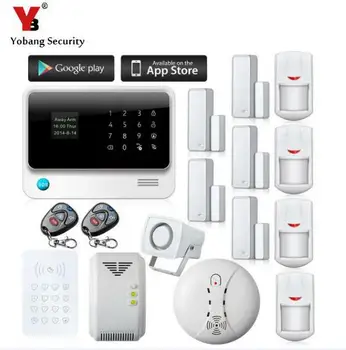 YobangSecurity G90B Wireless WIFI GSM Home Security Alarm System APP Control RFID Keypad Smoke Sensor Gas Sensor Detector
YobangSecurity G90B Wireless WIFI GSM Home Security Alarm System APP Control RFID Keypad Smoke Sensor Gas Sensor Detector