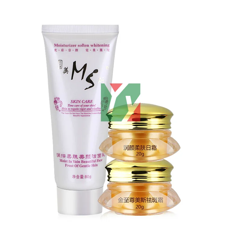 wholesale & retail Mei Si whitening freckle beauty face cream + cleanser 3pcs/set
wholesale & retail Mei Si whitening freckle beauty face cream + cleanser 3pcs/set