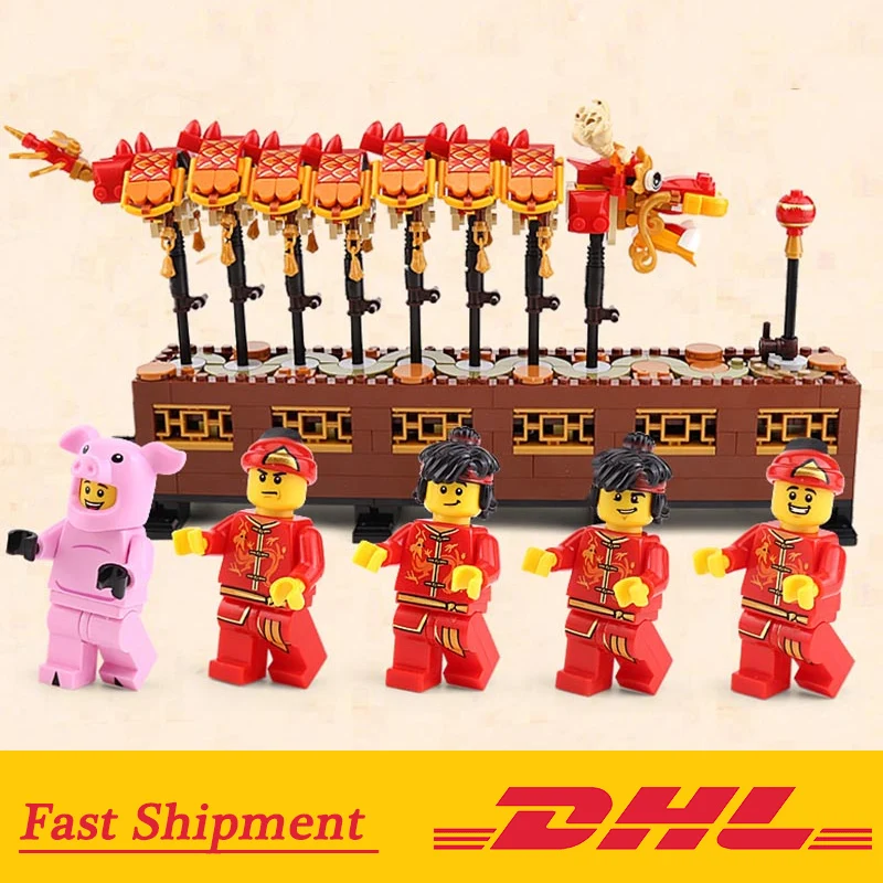 The 46002 Dragon Dance Compatible with Legoings 80102 Model Set Building Blocks Bricks Assembled DIY Toy Gift
The 46002 Dragon Dance Compatible with Legoings 80102 Model Set Building Blocks Bricks Assembled DIY Toy Gift