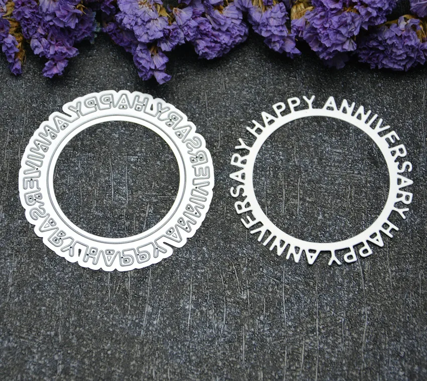Round Happy anniversary Metal Cutting Dies Stencils for DIY Scrapbooking/photo album Decorative Embossing DIY Paper Cards Making
Round Happy anniversary Metal Cutting Dies Stencils for DIY Scrapbooking/photo album Decorative Embossing DIY Paper Cards Making