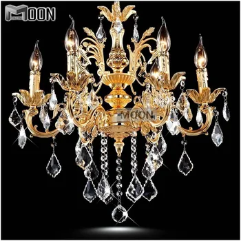 Golden Crystal Chandelier hanging Light Crystal Lusters lustre decorative MD8858-L6
Golden Crystal Chandelier hanging Light Crystal Lusters lustre decorative MD8858-L6