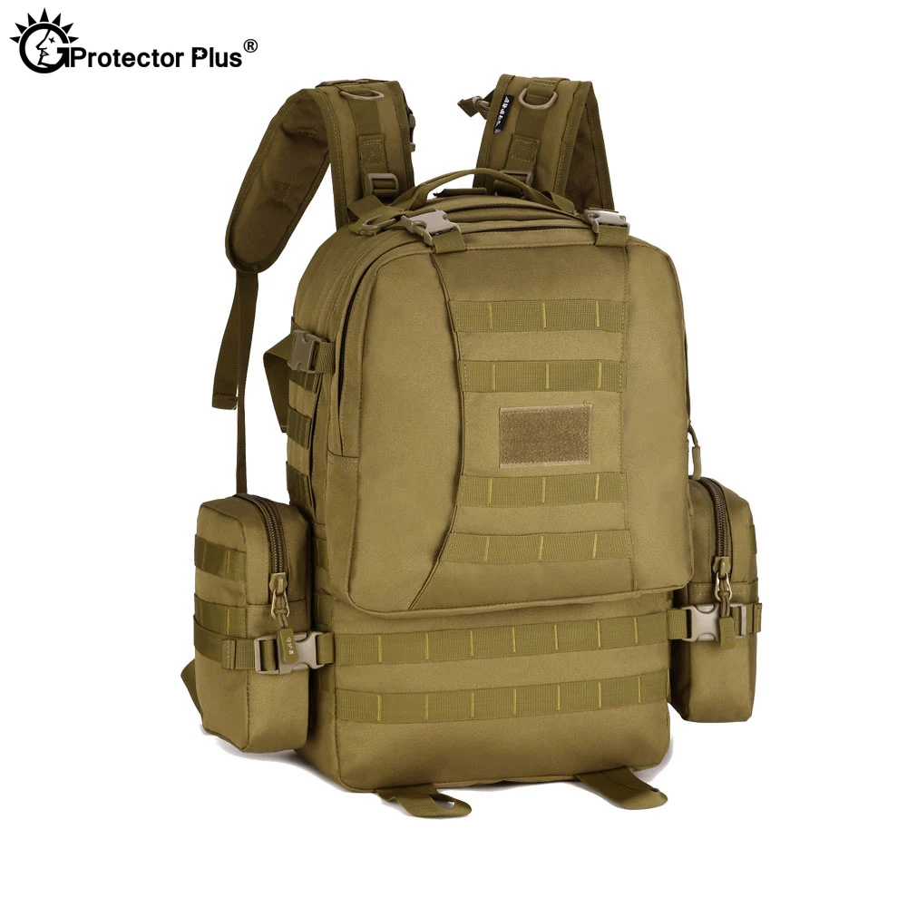 PROTECTOR PLUS 50L Tactical Backpack Camo Hunting Bag Multifunctional Combination CS Military Field Waterproof Desert 6 Colors
PROTECTOR PLUS 50L Tactical Backpack Camo Hunting Bag Multifunctional Combination CS Military Field Waterproof Desert 6 Colors