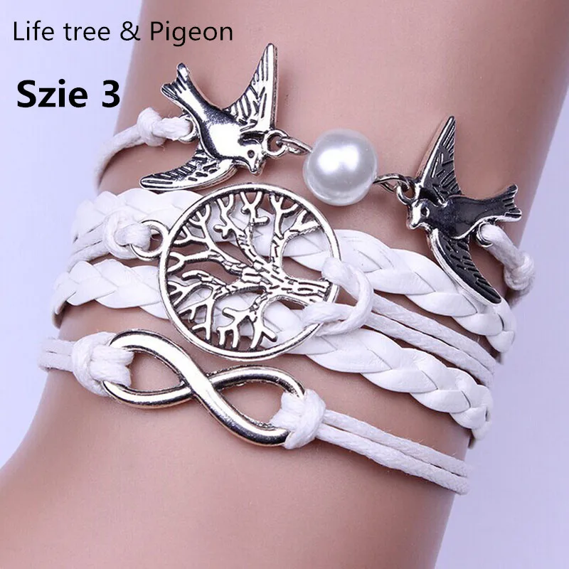 Infinity Handmade Adjustable Pigeon Leather Multilayer Bracelet Wristband Exquisite Jewelry Accessories Bracelets Fine Wristband
Infinity Handmade Adjustable Pigeon Leather Multilayer Bracelet Wristband Exquisite Jewelry Accessories Bracelets Fine Wristband