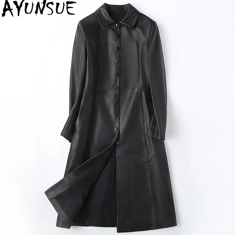 Spring Autumn Heepskin Coat Spring Autumn Jacket Women Clothes 2019 Korean Vintage Long Trench Coats Outwear Women Tops ZT2319
Spring Autumn Heepskin Coat Spring Autumn Jacket Women Clothes 2019 Korean Vintage Long Trench Coats Outwear Women Tops ZT2319