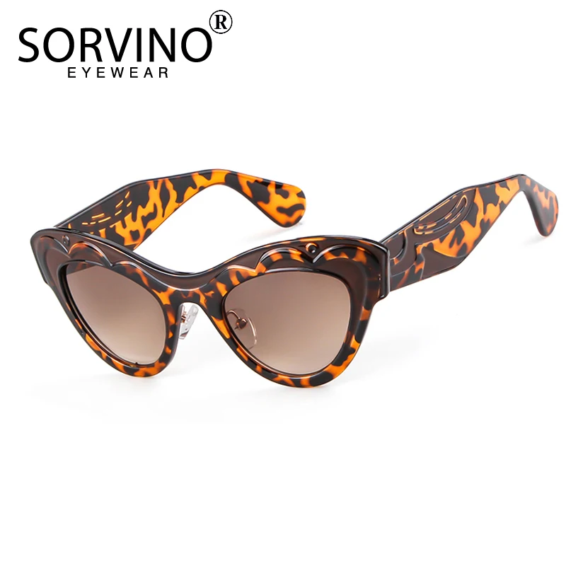 SORVINO Retro Novelty Print Cat Eye Sunglasses Women Festival Goggles Designer Thick RimTriangle Cateye Sun Glasses Shades SP88
SORVINO Retro Novelty Print Cat Eye Sunglasses Women Festival Goggles Designer Thick RimTriangle Cateye Sun Glasses Shades SP88