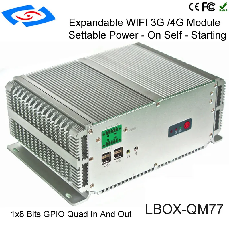 Factory Store Low Price Small Fanless PC With XP/Win7/Win8/Win10/Linux System Support WiFi/4G/LTE Wireless Mini Embedded Box | Компьютеры