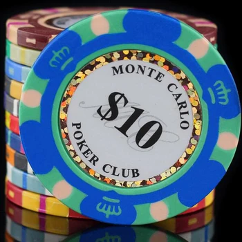 Poker Chips Factory Outlet Unique Texas Chips Set Three-color Crown Gold Coast Stack 14g Clay Chip with Iron 25Pes/Lot
Poker Chips Factory Outlet Unique Texas Chips Set Three-color Crown Gold Coast Stack 14g Clay Chip with Iron 25Pes/Lot
