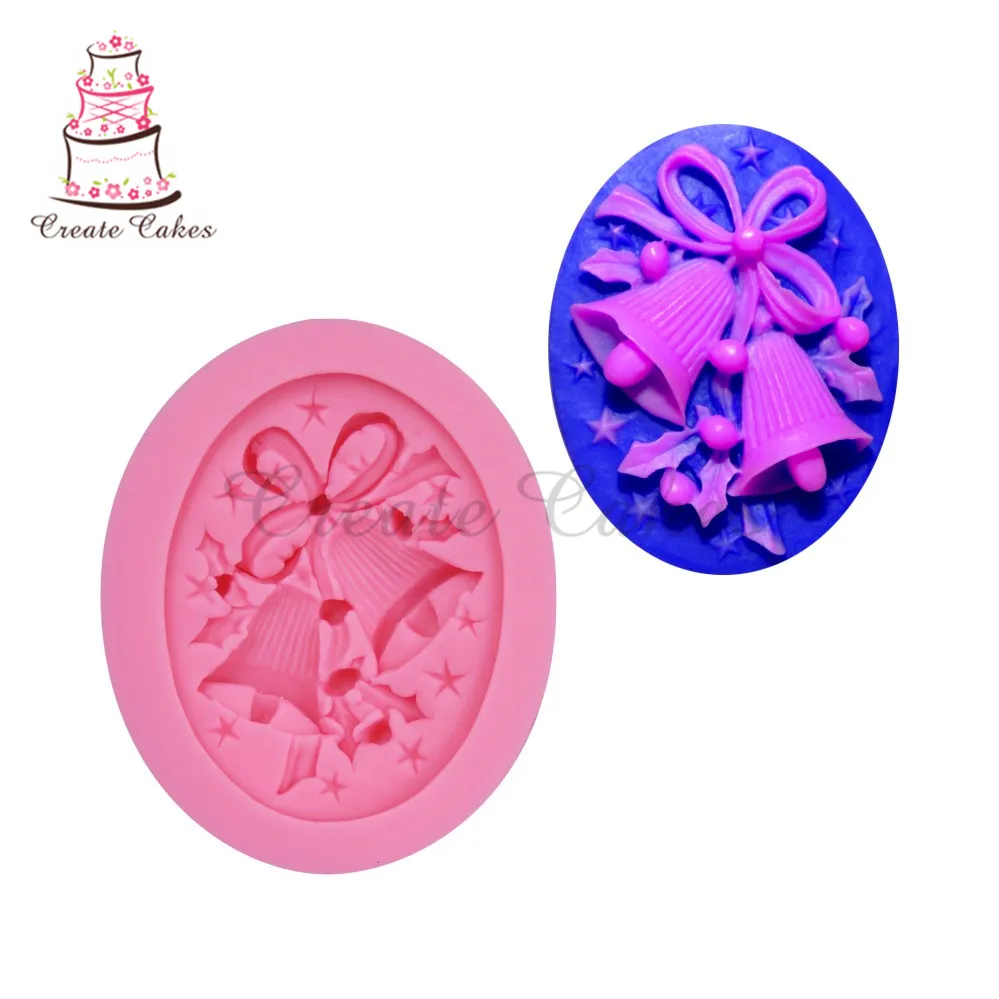 Christmas Bell Silicone Mold Mold for Festival Cake Mold 3d Moulds for Soap Decorating Tools SM-371
Christmas Bell Silicone Mold Mold for Festival Cake Mold 3d Moulds for Soap Decorating Tools SM-371
