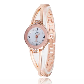 Hot Students Girl Quartz Watch Alloy Clock Timepiece Wrist watches for women Timer bayan kol saati reloj mujer Rose-gold Silver
Hot Students Girl Quartz Watch Alloy Clock Timepiece Wrist watches for women Timer bayan kol saati reloj mujer Rose-gold Silver