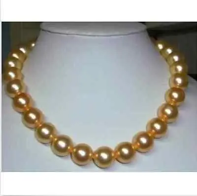Wholesale FREE SHIPPING > HUGEAAA+11-12MM NATURAL SOUTH SEA GENUINE GOLDEN PERFECT PEARL NECKLACE 14KGP 18
Wholesale FREE SHIPPING > HUGEAAA+11-12MM NATURAL SOUTH SEA GENUINE GOLDEN PERFECT PEARL NECKLACE 14KGP 18